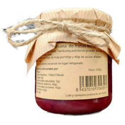 mermelada de frutos rojos casa cano