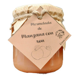 comprar mermelada de manzana con ron casa cano