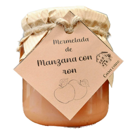 comprar mermelada de manzana con ron casa cano