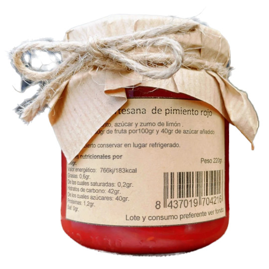 mermelada de pimiento rojo casa cano