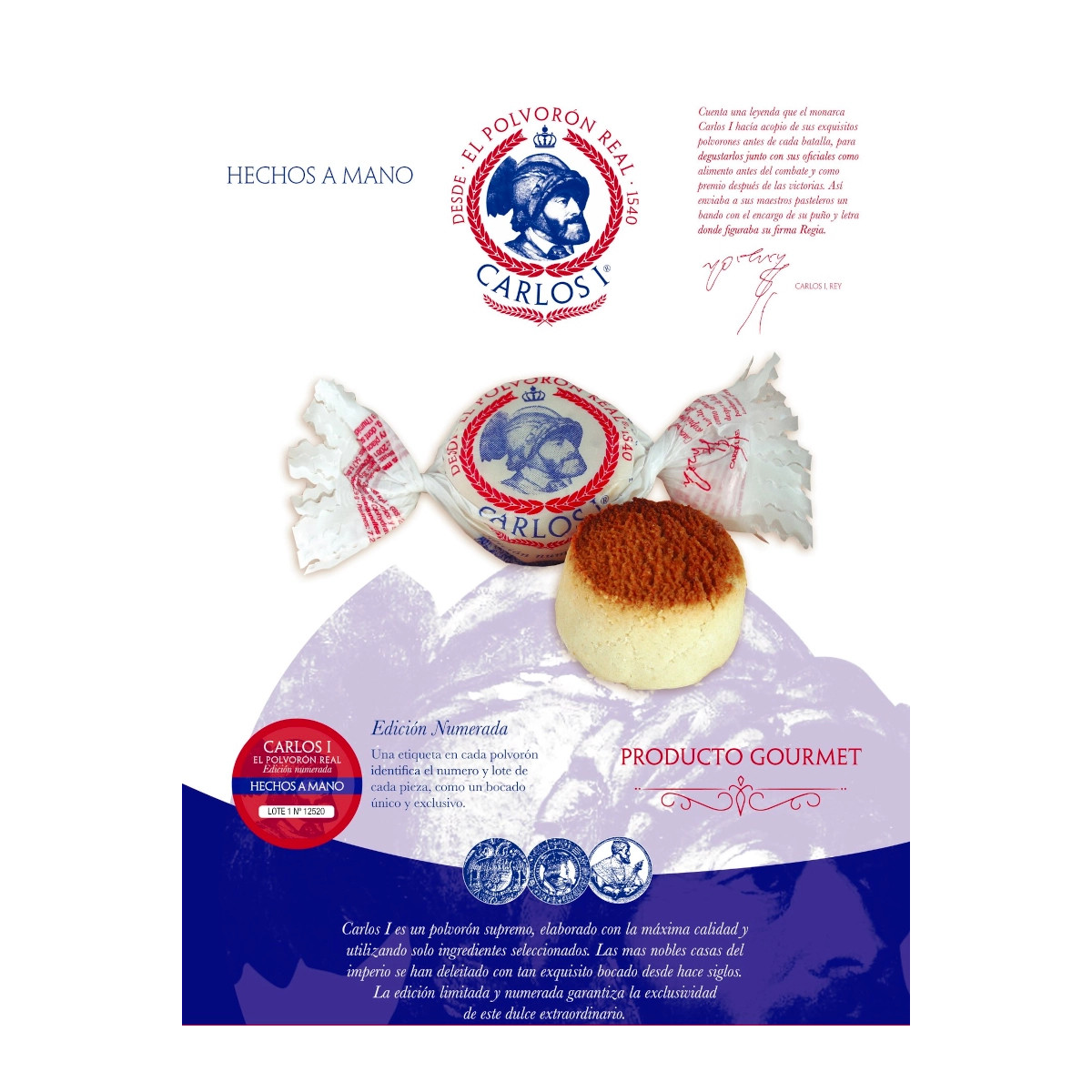 Comprar Polvorones Carlos I