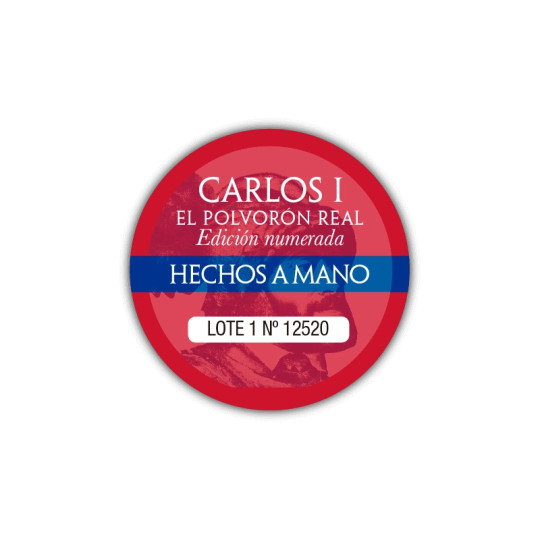 Polvorón hecho a mano Carlos i