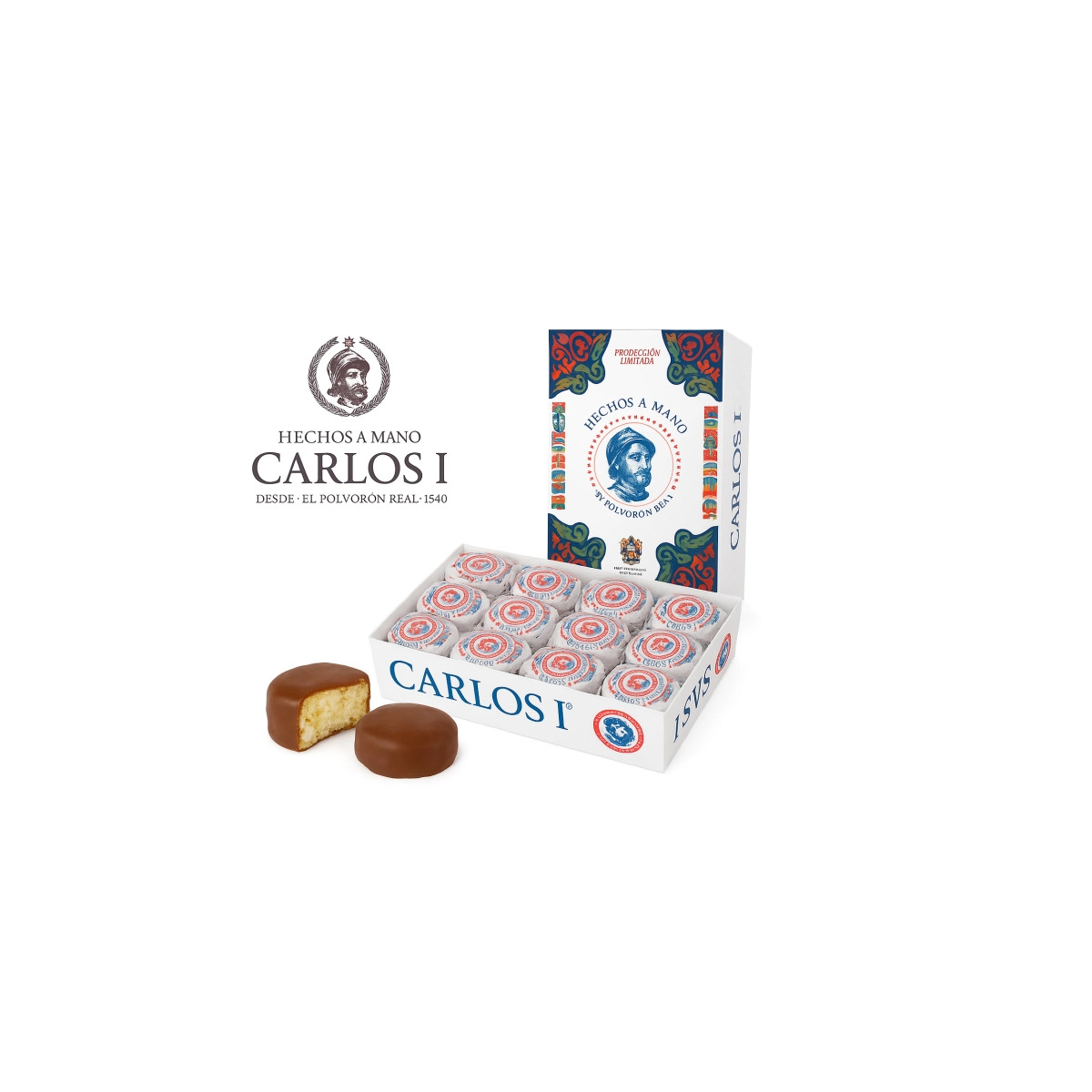 Comprar polvorones de chocolate Carlos i