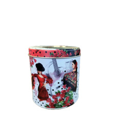 Lata de mantecados de mantequilla