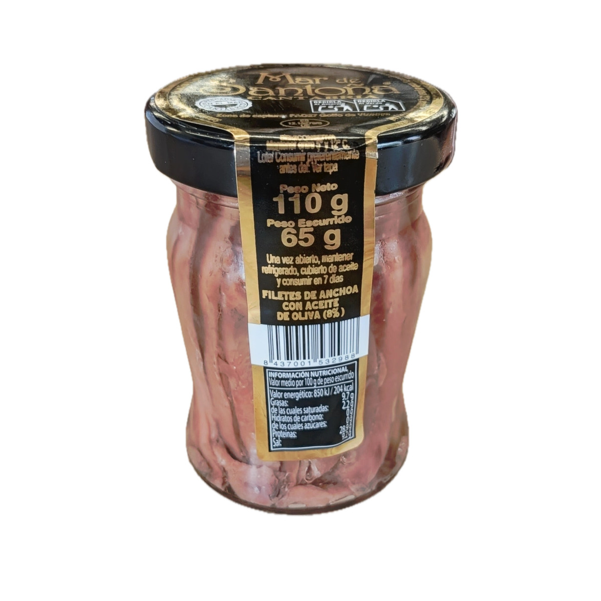 Anchoas del Cantábrico Mar de Santoña 110g