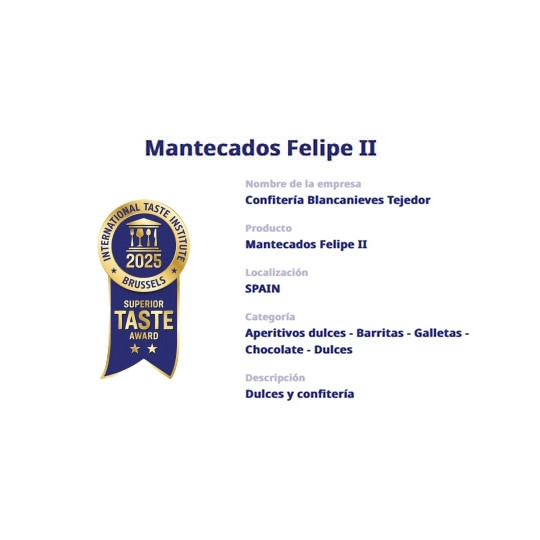 Premio 2025 al mejor mantecado de España