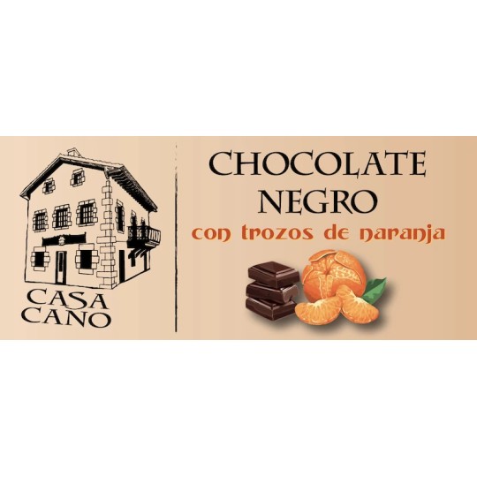 Comprar chocolate negro con naranja casa cano
