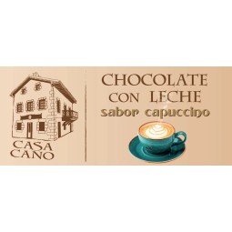 Comprar chocolate con leche sabor capuccino casa cano