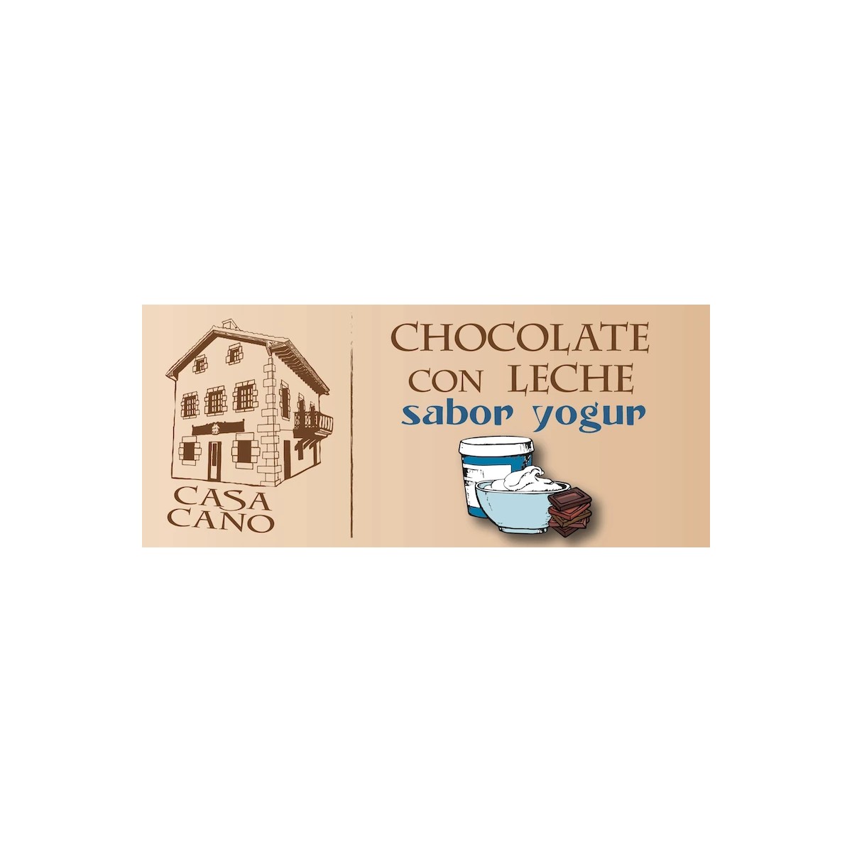 Comprar chocolate con leche sabor yogur casa cano