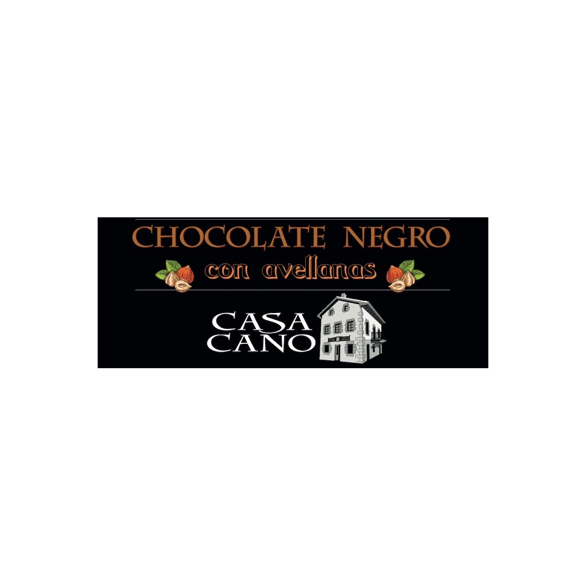 Comprar chocolate negro con avellanas casa cano 500g